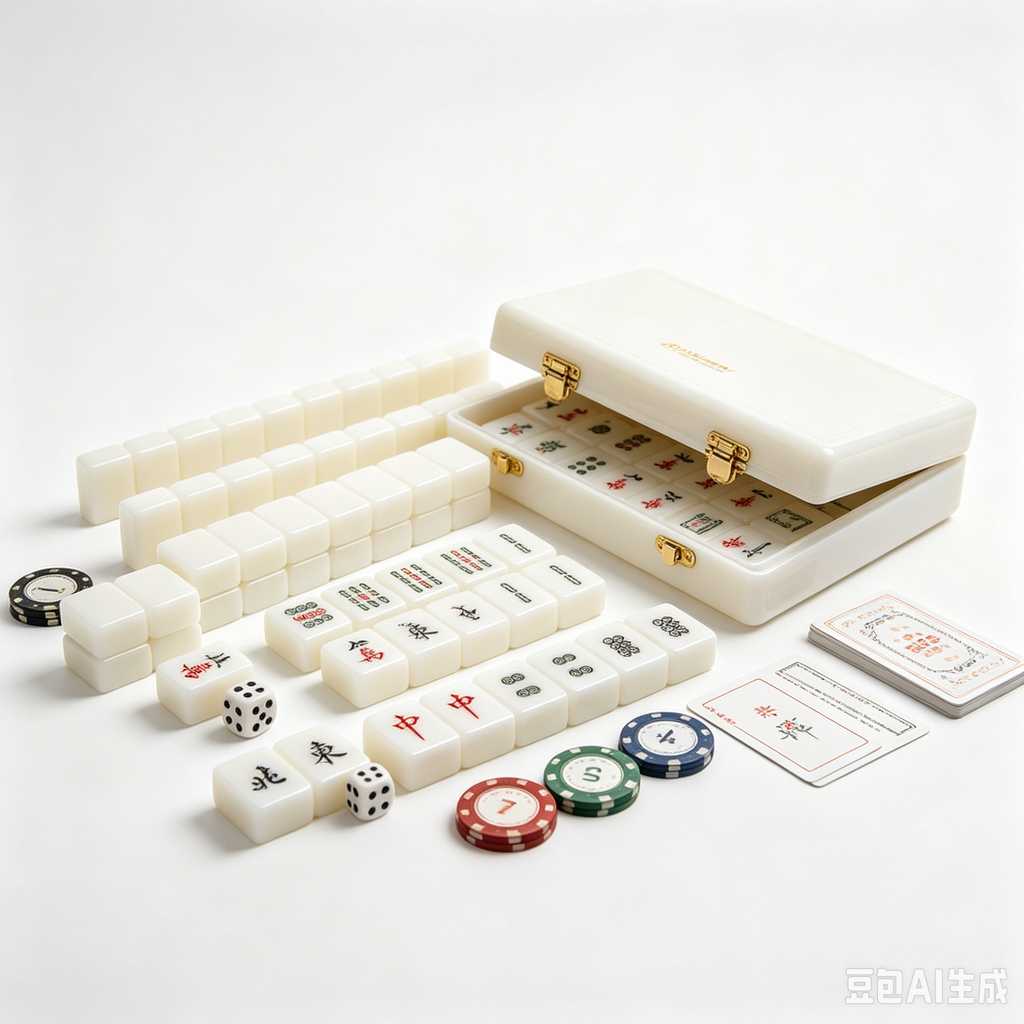 hand painted mahjong tiles